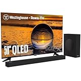 Westinghouse QLED 50 Inch TV and 5.1.2 Soundbar with Subwoofer