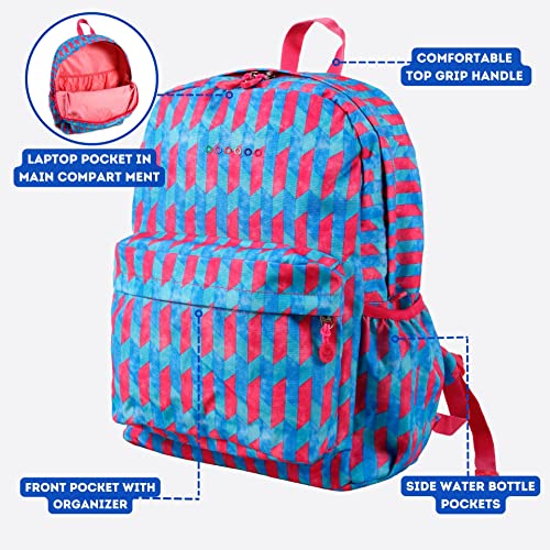Image of J World Oz Middle School Backpack for Kids. Cute Laptop Bookbag for Girls Boys, Nordic