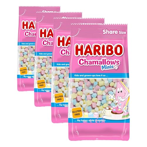 HARIBO Chamallows Minis Espumas Dulces - 150 gr (Paquete de 4)