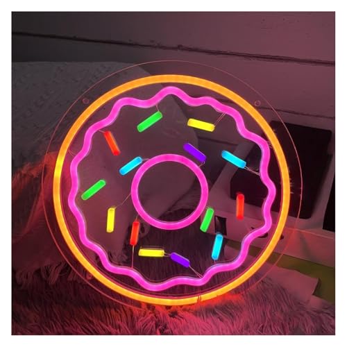 Enseigne lumineuse néon donut : illuminez vos murs sombres facilement