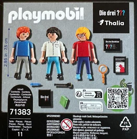 PLAYMOBIL 71383 - Trzej detektywi - ??? Znak zapytania - ekskluzywny