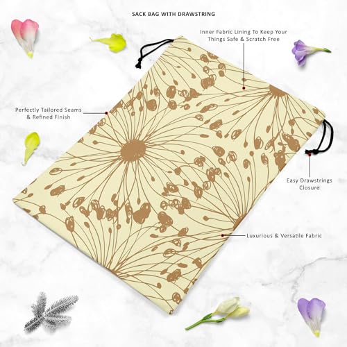 Image of ArtzFolio Sketchy Circles | Reusable Sack Bag | Bag for Gym, Storage, Vegetable & Travel