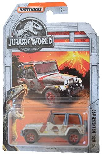 Matchbox 93 Jeeps Wrangler Jurassic World miniatura 1