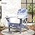 Outsunny Wooden Adirondack Chair, Outdoor Patio Lawn Chair with Cup Holder, Weather Resistant Lawn Furniture, Classic Lounge for Deck, Garden, Backyard, Fire Pit, Gray