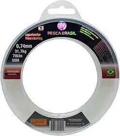 Linha mono aqualeader fluorcoating 0,33mm/60m/16lb
