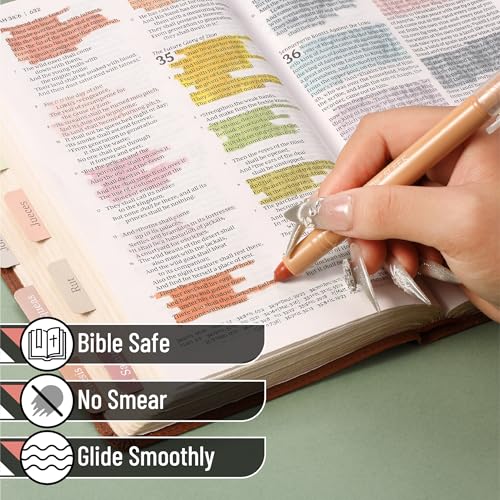 Image of Mr. Pen- No Bleed Gel Highlighters, Soft & Muted Colors, 16 Pack | Bible Highlighters and Pens No Bleed, Bible Markers for Study, Journaling, School Supplies and Accessories