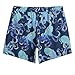 maamgic Mens 5.5 Inch Swim Trunks with Compression Liner Board Shorts Quick Dry Beach Swimwear with Zipper Pockets Blue Octopus Monster X-Large