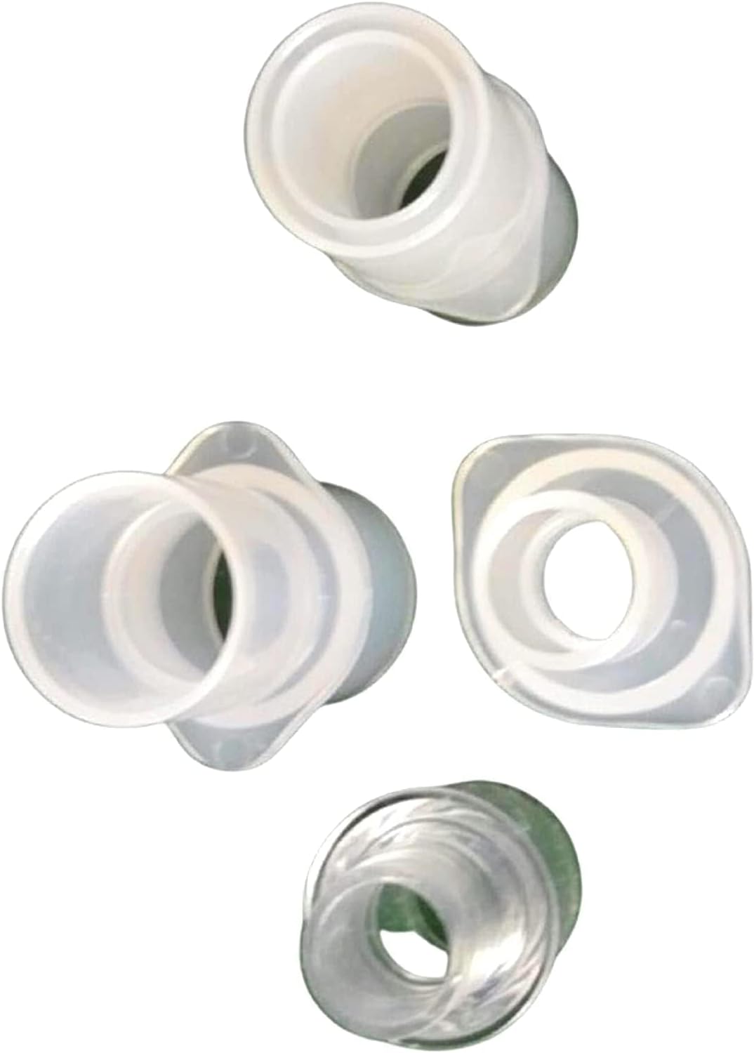 Tubing Hose 4 Adapter Connectors 15mm, 22mm, 0.6", 0.9" Wide