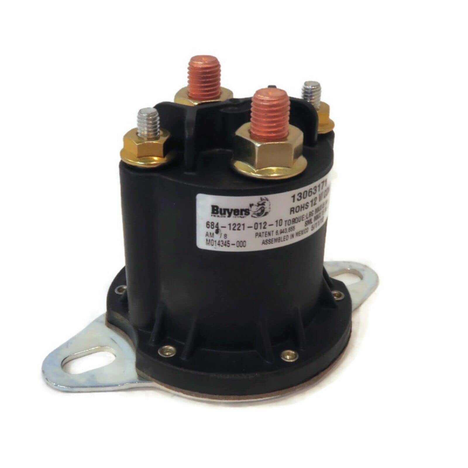 The ROP Shop | Snowplow Hydraulic System Continuous Duty Relay Solenoid Assembly Kit, 1306317 B