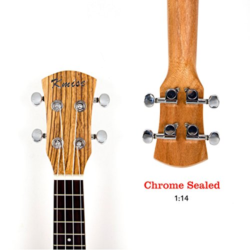 Kmise Ukulélé soprano pour débutants et adultes en bois de zébré 53,3 cm Kit ukalalalélé avec sac de transport et cordon - Les Beatles, Paul McCartney, John Lennon, RIngo Starr, George Harrison Kmise Ukulélé soprano pour débutants et adultes en bois de zébré 53,3 cm Kit ukalalalélé avec sac de transport et cordon – Image 8