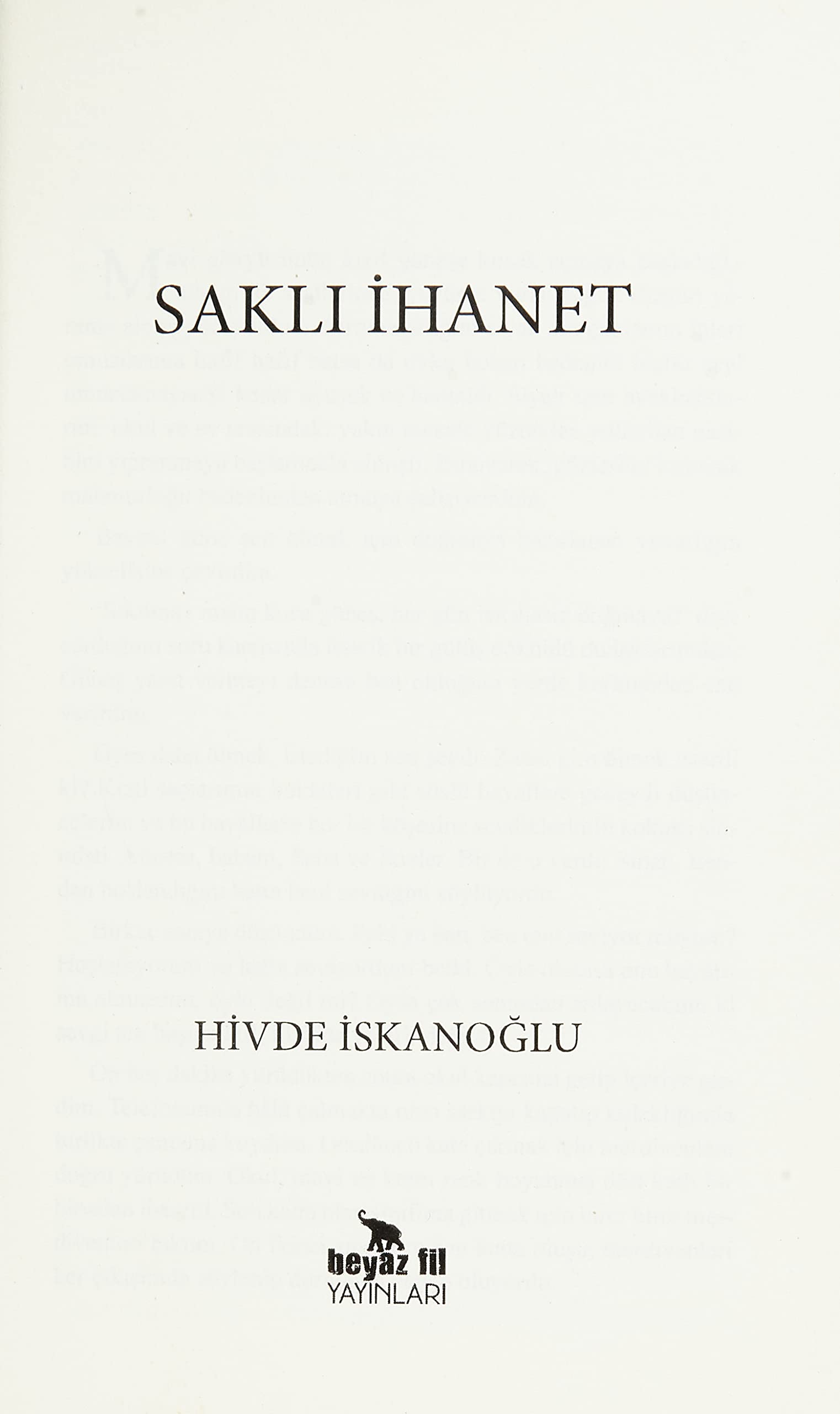 Saklı İhanet