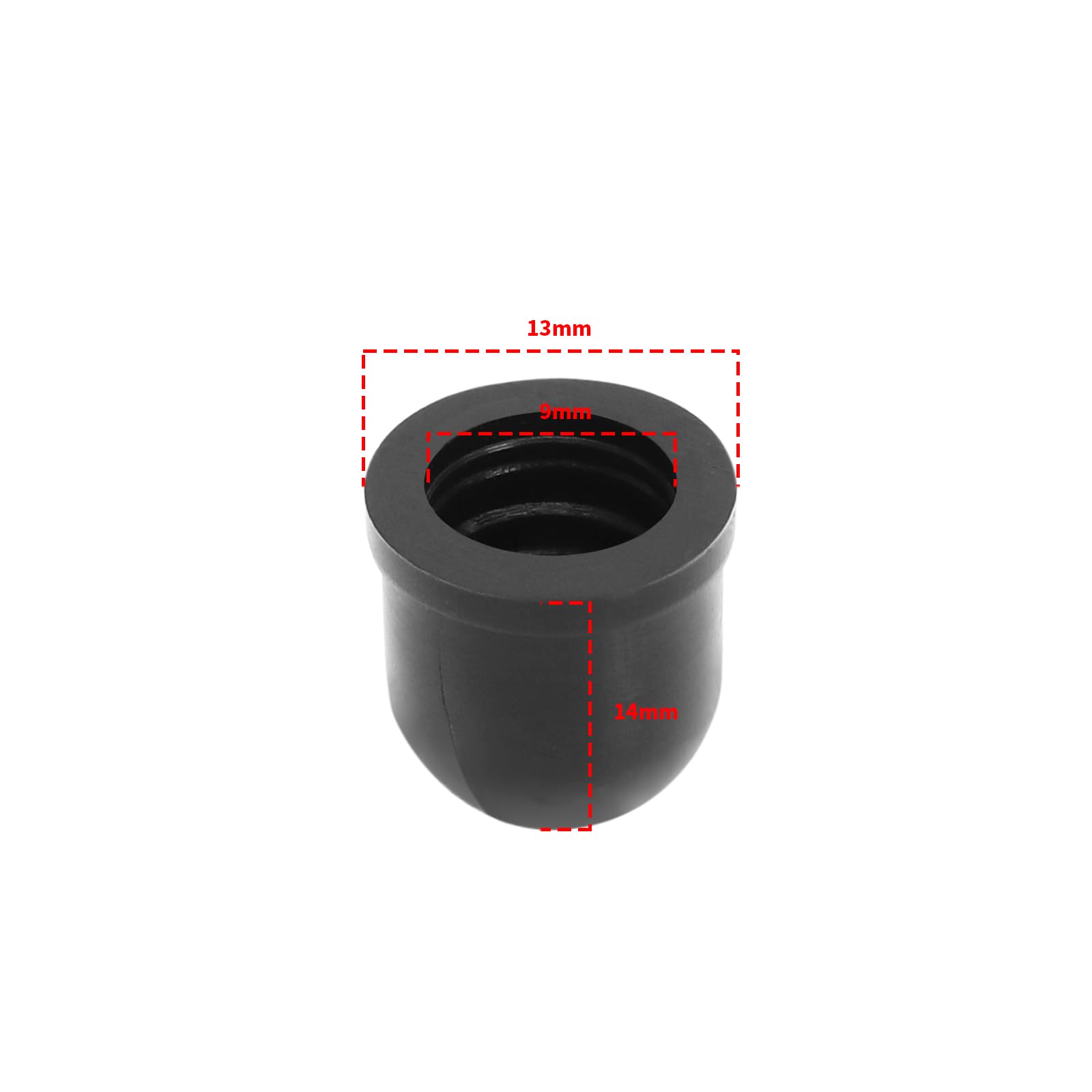 10pcs Kit de Réparation Tasse de Pivot de Camion Planche à roulettes Kit de Reconstruction Camion de Planche à roulettes Doublure Adaptée au Support de Planche à roulettes Noir