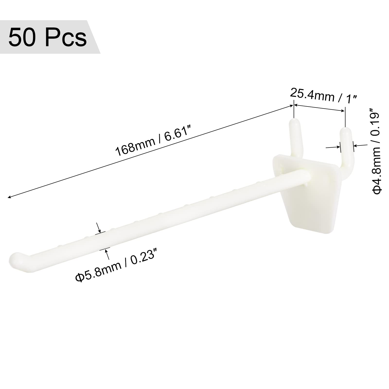 Ikea Pegboard Accessories 50-Pack Pegboard Hook Locks - Black Plastic Organizers For 1/4" & 1/8" Pegboards Peg Board