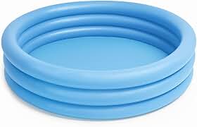 Piscina Inflável Infantil 480 Litros – 3 Anéis Reforçados, Fácil de Encher, Diversão Segura para Crianças – Cores Sortidas