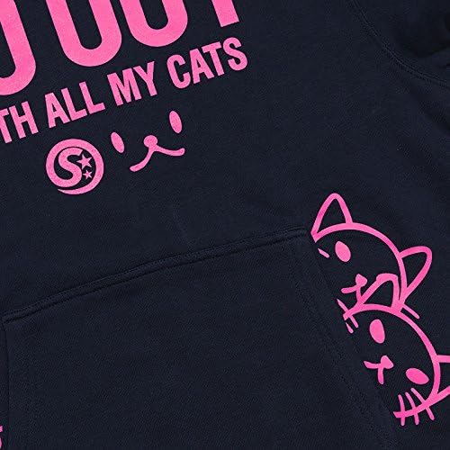 [スコーピー] ネコ好き のための 猫柄 パーカー GO OUT