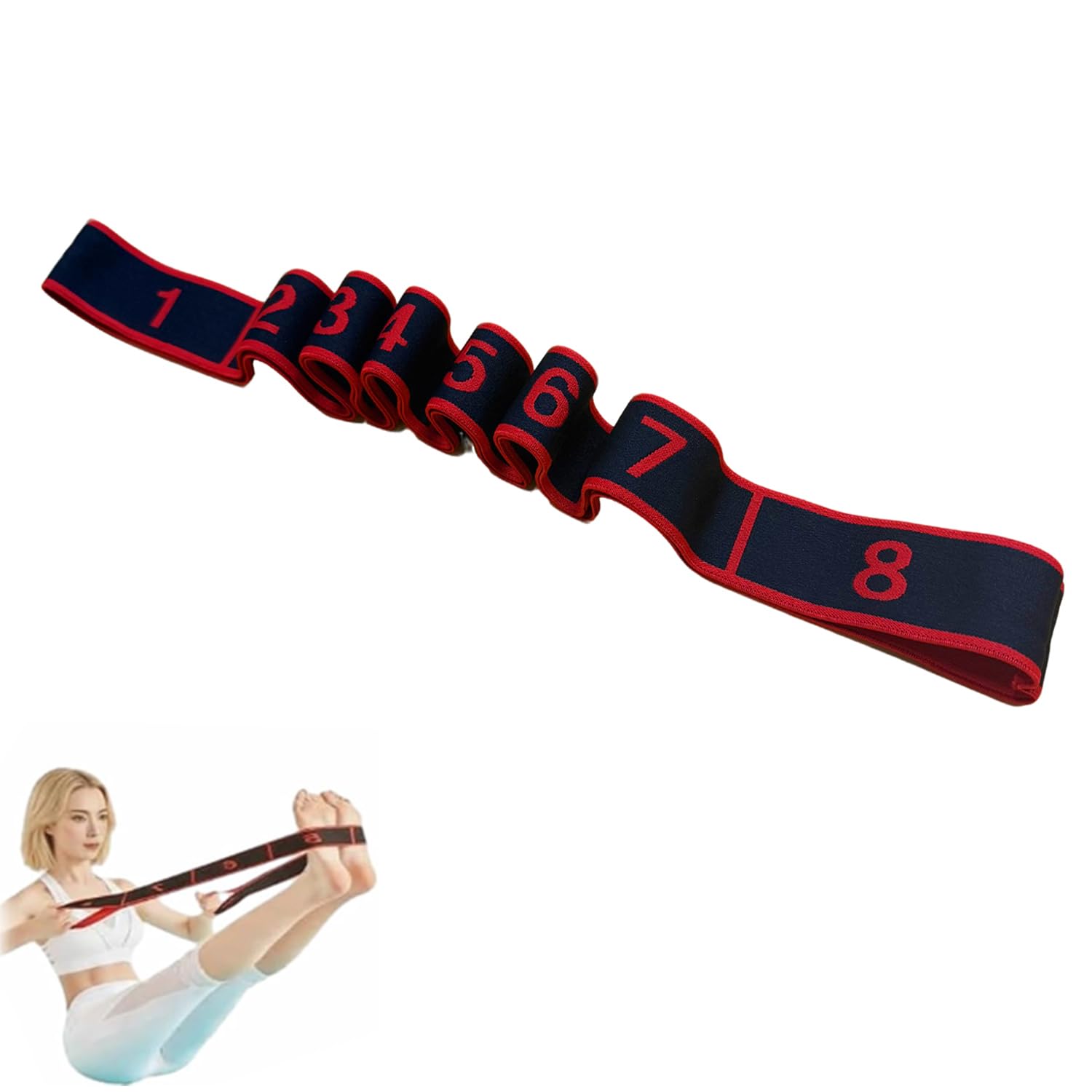 Amazon.com : Fitness Resistance Band for Stretching and Yoga