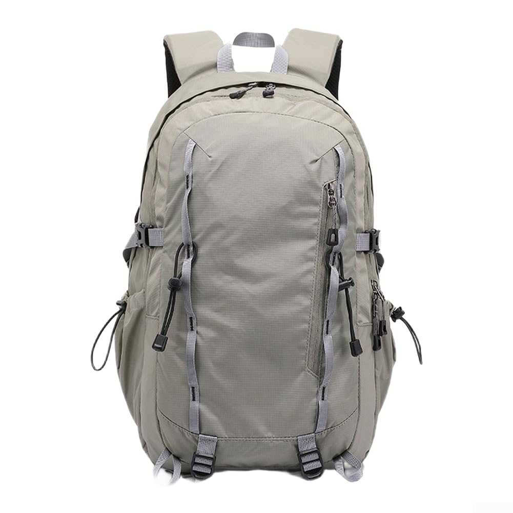 Zaino da trekking leggero e impermeabile, 28 l, in nylon (viola) | Nylon ultraleggero, rivestimento impermeabile, spallacci imbottiti, capacità 28 l, escursionismo, campeggio, viaggi