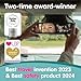 Onco Baby Car Mirror Rear Facing (2 Pack) - 100% Shatterproof & Shakeproof, Award-Winning Convex Car Mirror for Baby with 360° Rotation, Newborn Essentials (9.6 x 6.9 in)