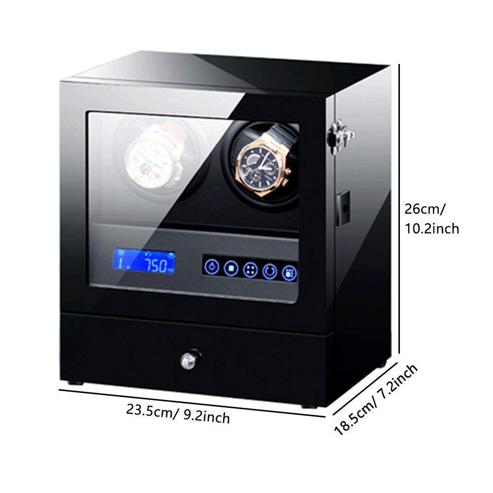 Rotomat do 2 zegarków automatycznych z 2 miejscami, ekran LCD