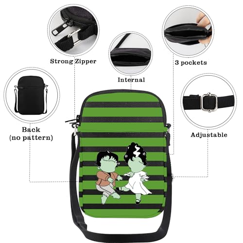 CMNIM Horror Movie Crossbody Bag Bride Movie Inspired Gifts for Horror Couples Shoulder Purse Halloween Party Merch3