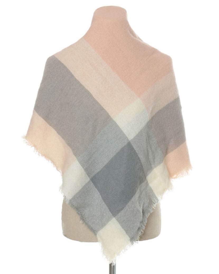 heekpek Moda Nappe Morbido Donne Sciarpa Avvolgere Scialle Scarf Wrap Caldo Modello Lattice Scialle Stole con Nappa Stile Quadrato