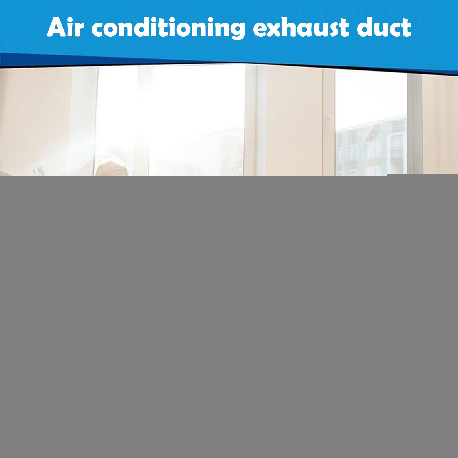Manguera De Escape Para Aire Acondicionado Portátil Conducto Ventilación