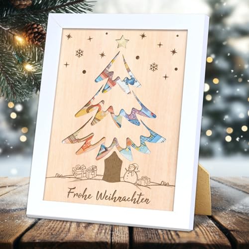 Geldgeschenk Weihnachten Bilderrahmen, Geldgeschenke Verpackung Weihnachten...