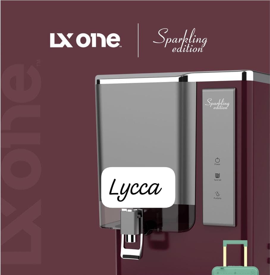 Image of LX One Sparkling Edition Aurora Red Water Purifier, With Alkaline,Copper Zink,Minral