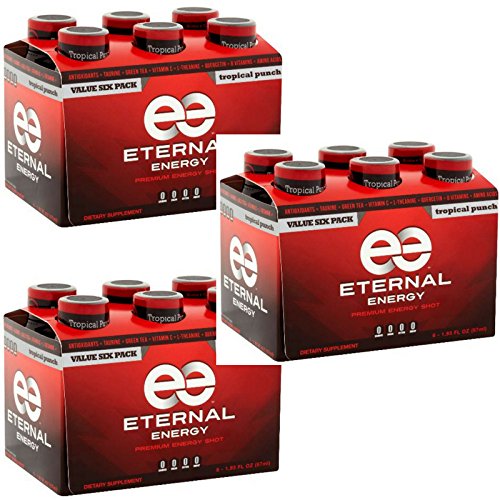 Eternal Energy Premium Energy Shot (Tropical Punch, 6