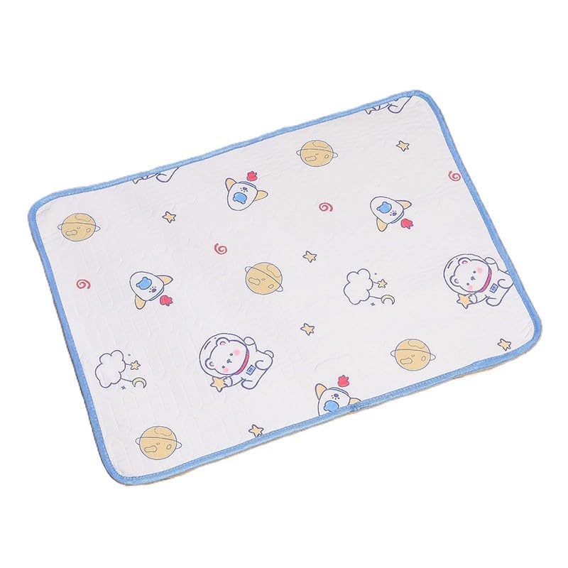 Alfombrilla de refrigeración para perros, transpirable, portátil, para verano, para perros, gatos, no tóxica, para uso en interiores y exteriores (L-70 x 55 cm)