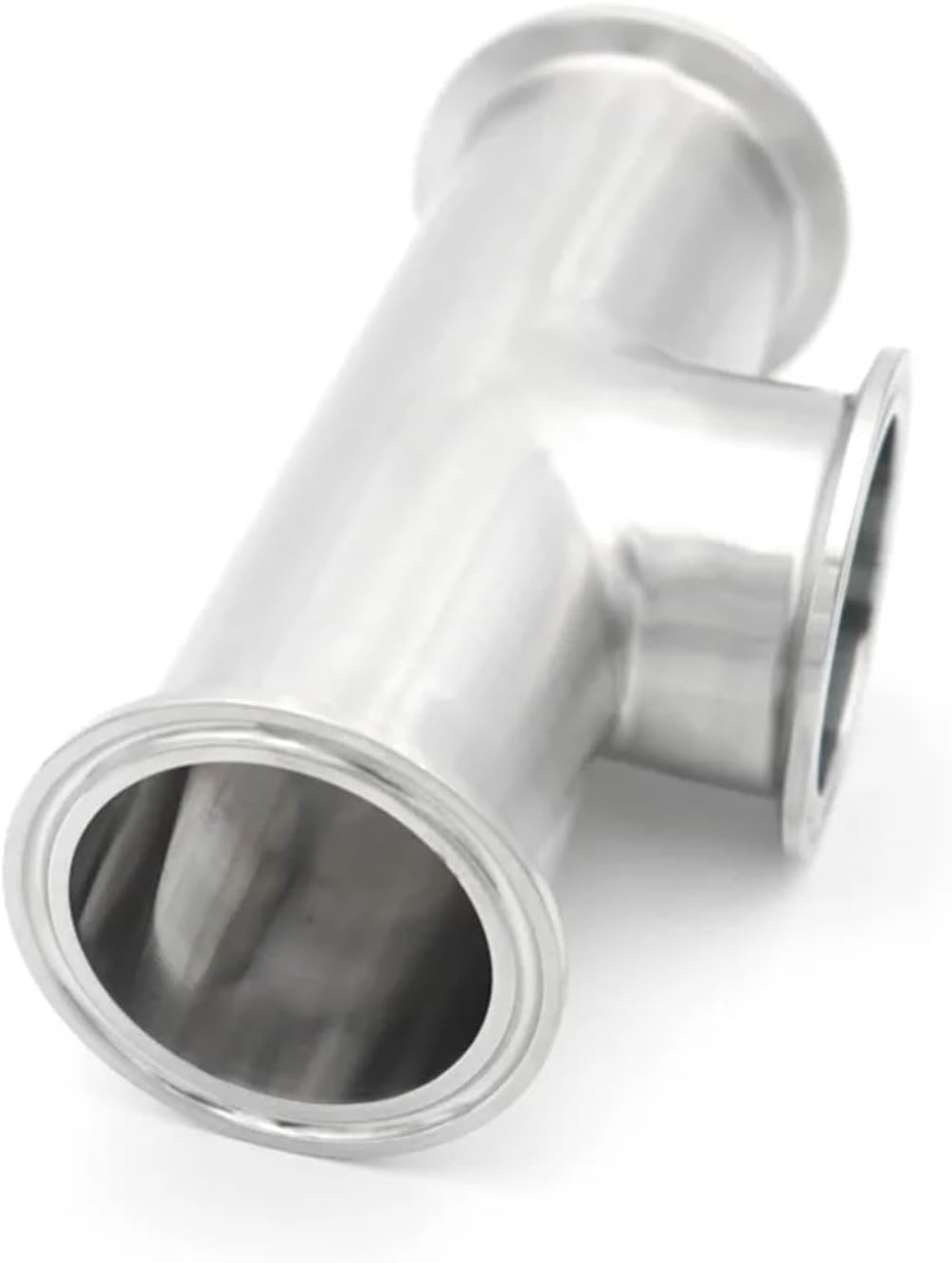 1PC 1.5"2"Tri Clamp Reducing Low Neck Tee Short Outlet SS304/316L Sanitary Stainless Steel Pipe Fittings Beer(2 inch,1 PC_SS304)