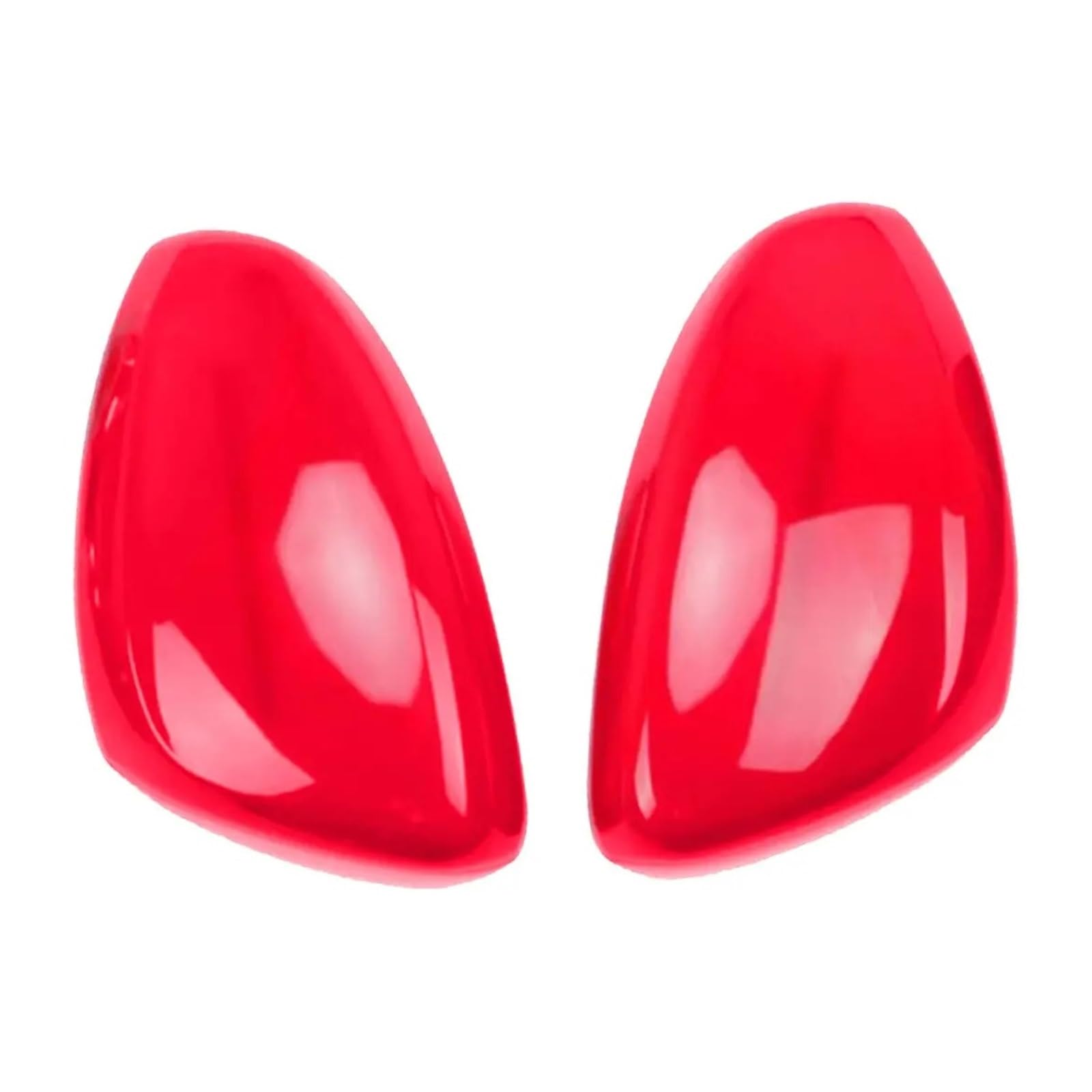 Copertura Specchietto Retrovisore Per Citroen Per C3 2016 2017 2018 1 Paio Di Copri Specchietti Retrovisori Laterali Rosso Lucido, Autoadesivi In ​​ABS. Calotte Specchietto
