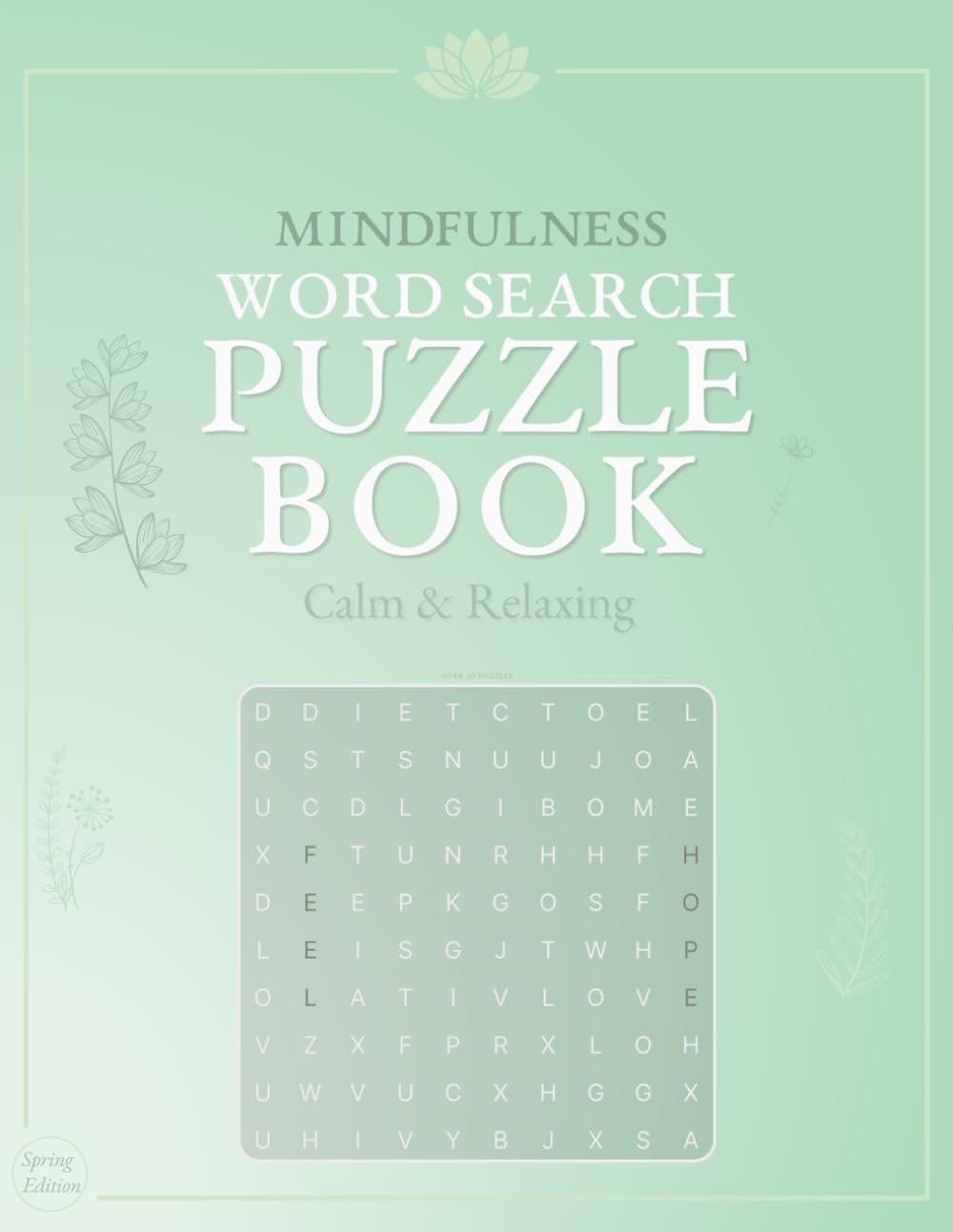 Mindfulness Word Search Puzzle Book – Spring Edition: Calm & Relaxing