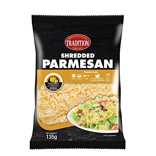 Tradition Shredded Parmesan Cheese | Natural Cheese|135g