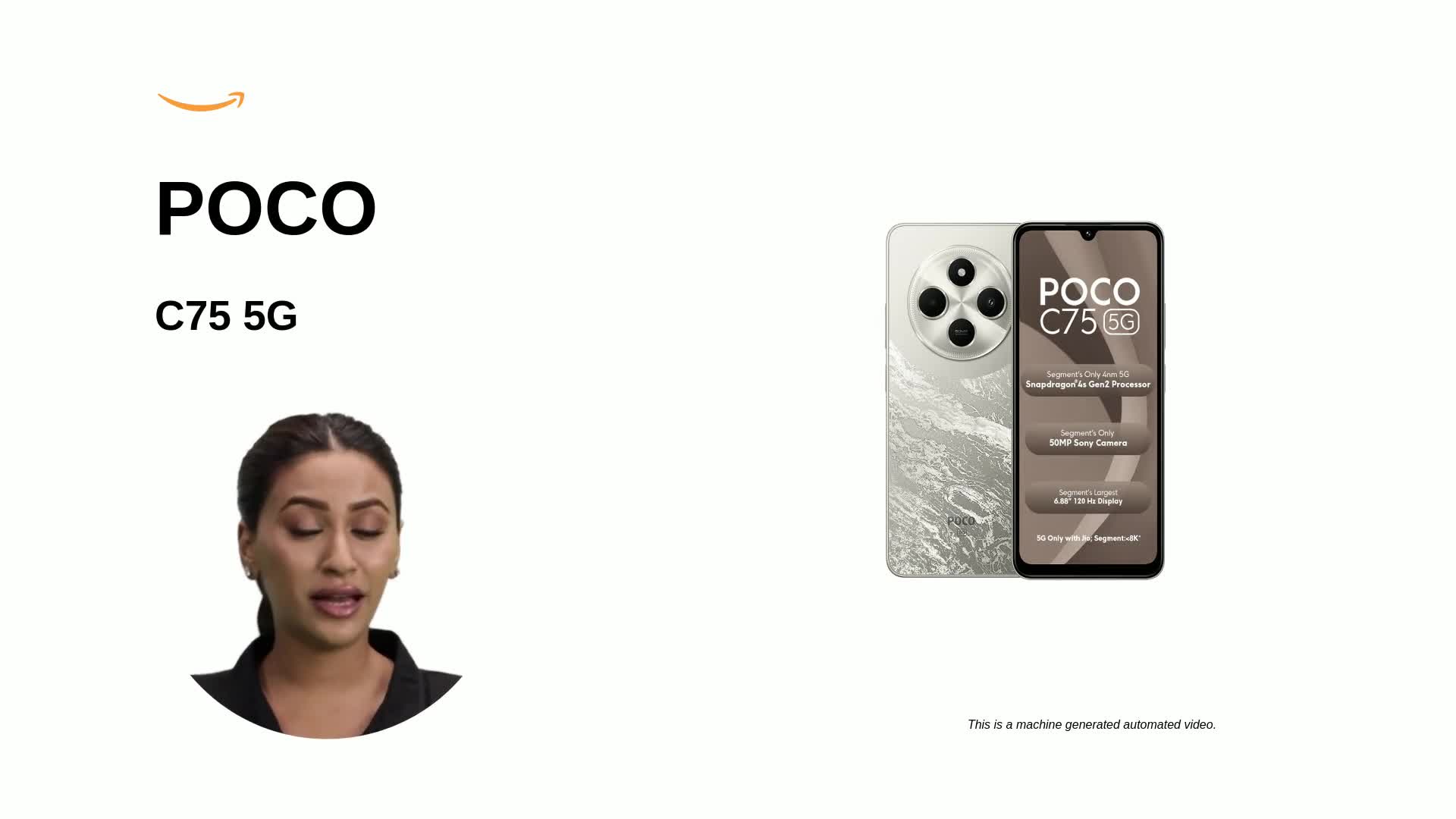 POCO C75 5G, Silver Stardust (4GB, 64GB) : Amazon.in: Electronics