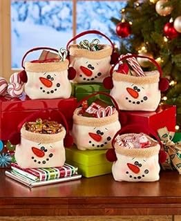 6-Pc. Snowman Treat Bags