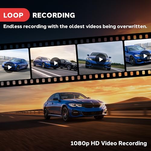 Pyle Dual Dash Cam Rearview Mirror, 1080p Full HD Front and Rear Car Camera with Night Vision, G-Sensor, Loop Recording, 9.66” Touchscreen, Backup Cam, Motion Detection, Wide-Angle Lens, 12" x 2" x 3" by Pyle - Image 6