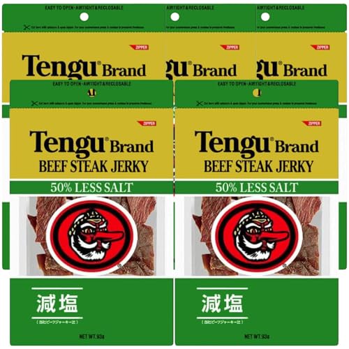 テング ビーフジャーキー 減塩 93g×5袋セット おつまみ 天狗