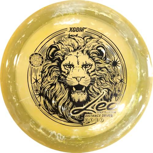 ONEATTACK Disc Leo | Understable Disc Golf Distance Driver | Long Distance with Understable Flight | 170-175g | PDGA Approved Disc Golf for Outdoor, Backyard and Competition, Yellow