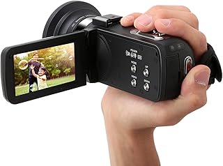 Câmera Digital HD de 24 MP Com Zoom de 16X, Tela Sensível Ao Toque de 3,0 Polegadas, Controle Remoto, Suporta Vídeo 1080P (Lente grande angular padrão +0,39X)