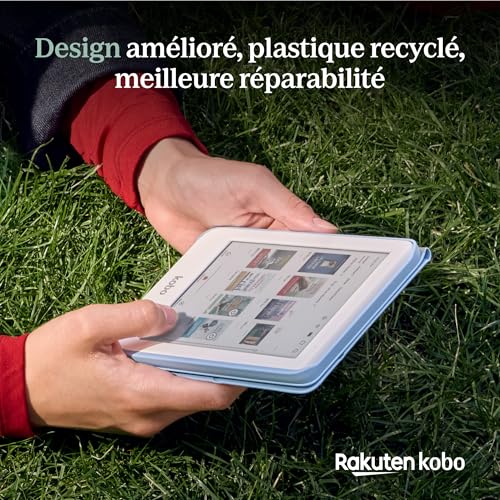 Kobo Clara Colour | Liseuse eBook Couleur | Écran Couleur E Ink Kaleido™ 3 sans Reflets de 6" | Option Mode Sombre | Étanche | Livres Audio | 16 Go de Stockage | Blanc