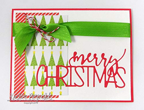 Merry Christmas Die Cuts For Card-Making And Scrapbooking Supplies By The Stamps Of Life - Trendy Holiday Die Cuts #TOP5