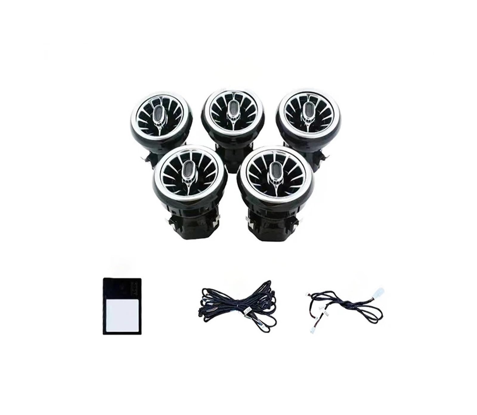 12 Color Illuminated Front Air Vent Compatible with Mercedes Benz CLA-Class W117 2013 2014 2015-2019 Front Air Vent Atmosphere Lamp