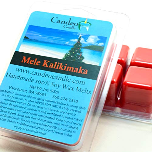 Candeo Candle Mele Kalikimaka, Duftwachsschmelzwürfel, 2 Stück Cover