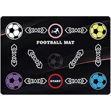 Football Footwork Training Equipment Mat - Non-Slip, Quiet Soccer Practice Mat for Any Level