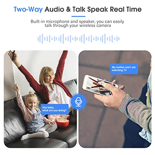 Light Bulb Security Camera, Hd 1080P 3Mp Wireless Indoor Ip Dome Camera 355 °Pan/Tilt 2.4Ghz Wifi Smart Camera Surveillance, Night Vision, Human Motion Detection, Two-Way-Talk(5G Wifi Not Support) #TOP5