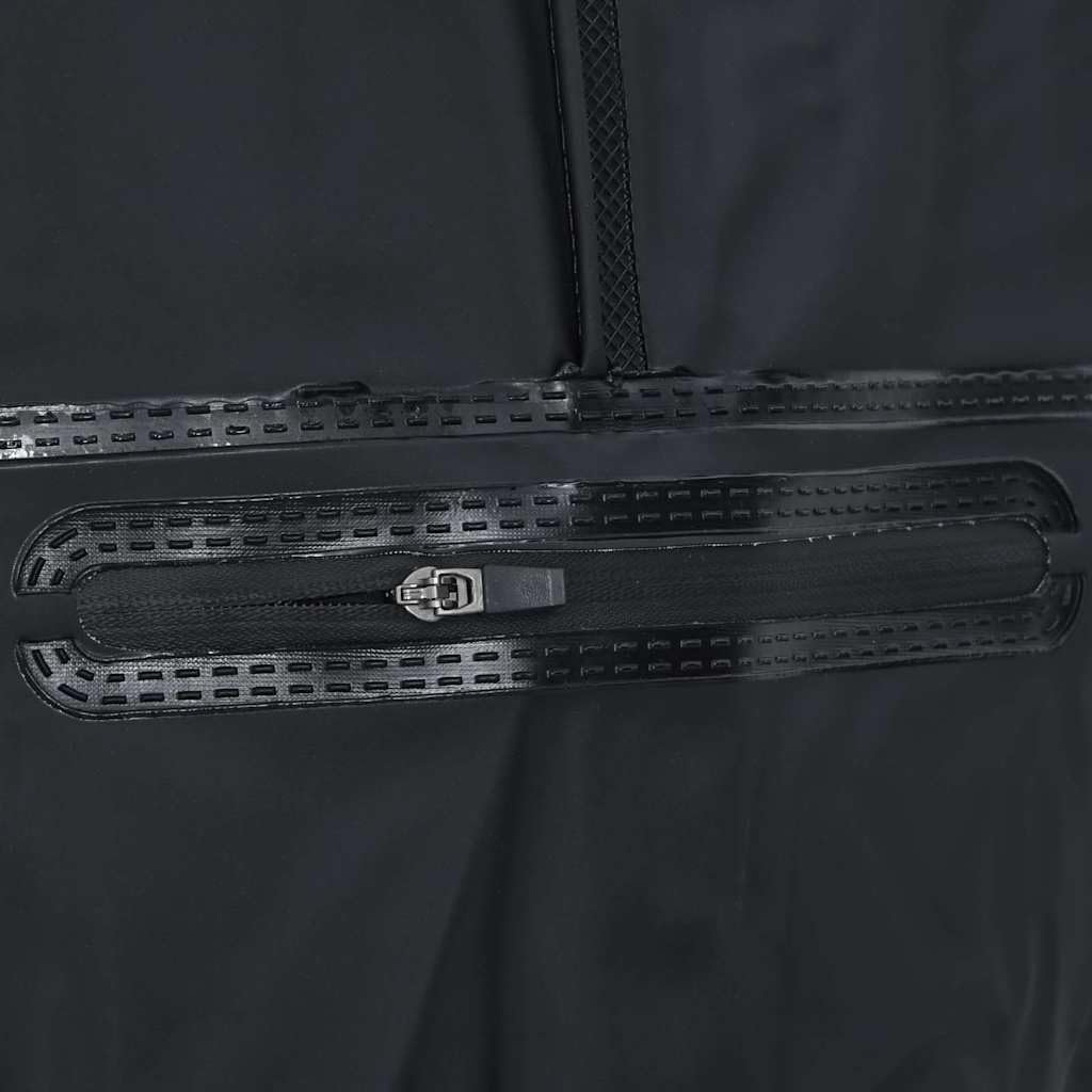 vidaXL Wathose mit Stiefeln und Gürtel Schwarz Größe 40