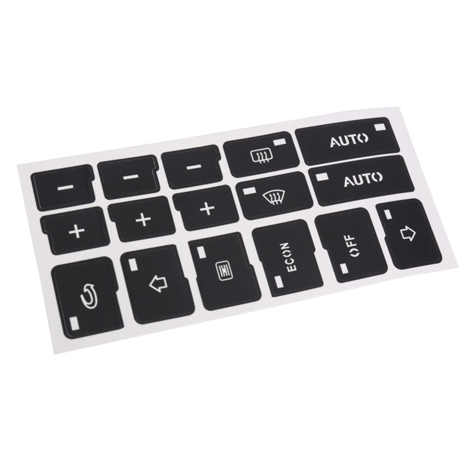 Wsbojxth One Color Repair Patch Compatible With A4 B6 B7 2000 2001 2002 2003 2004 Car Air Condition Sticker Ac Climate Control Button Repair Stickers Decals