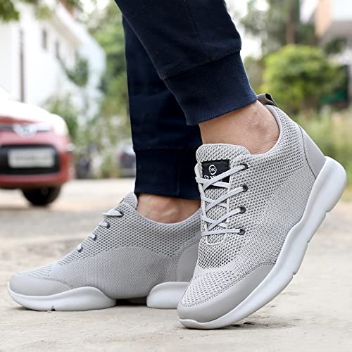Image of Mens Global Rich's Men's 3 Inch Hidden Height Increasing Black,Blue,Brown,Grey Casual Sports Laceup Shoes with Eva Sole Casual Shoes