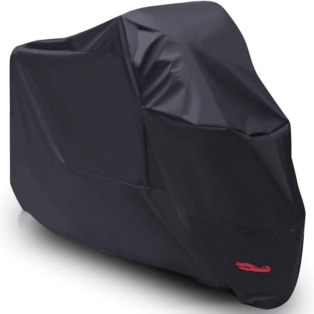 UCARE Motorcycle Cover 210D Waterproof Motorcycle Bike Covers Outdoor Rain UV Protector Motorbike Covers Compatible with Yamaha/Kawasaki Motorcycles (XXL: 104.33x41.34x49.21in/ 265x105x125cm)